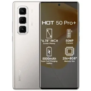 Infinix HOT 50 PRO+ - 6.78" - 256GB ROM - 8+8GB RAM - 4G Dual SIM - Fingerprint - 5000mAh - Grey